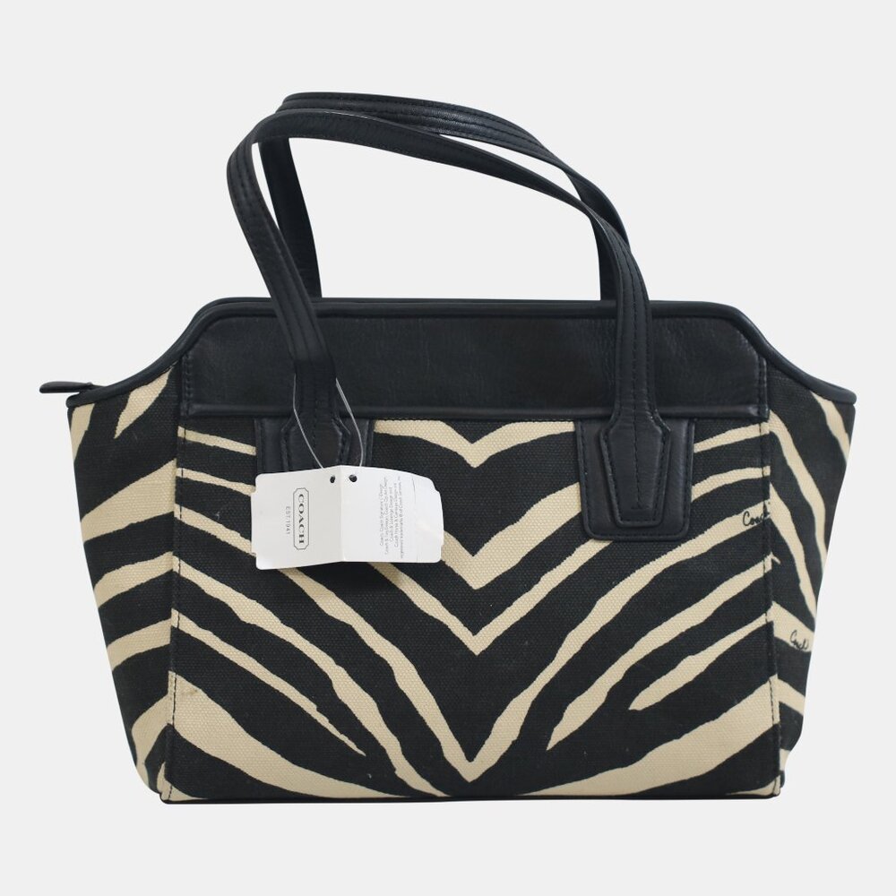 Coach F28461 Taylor Zebra Bette Mini Tote Crossbody Purse Handbag